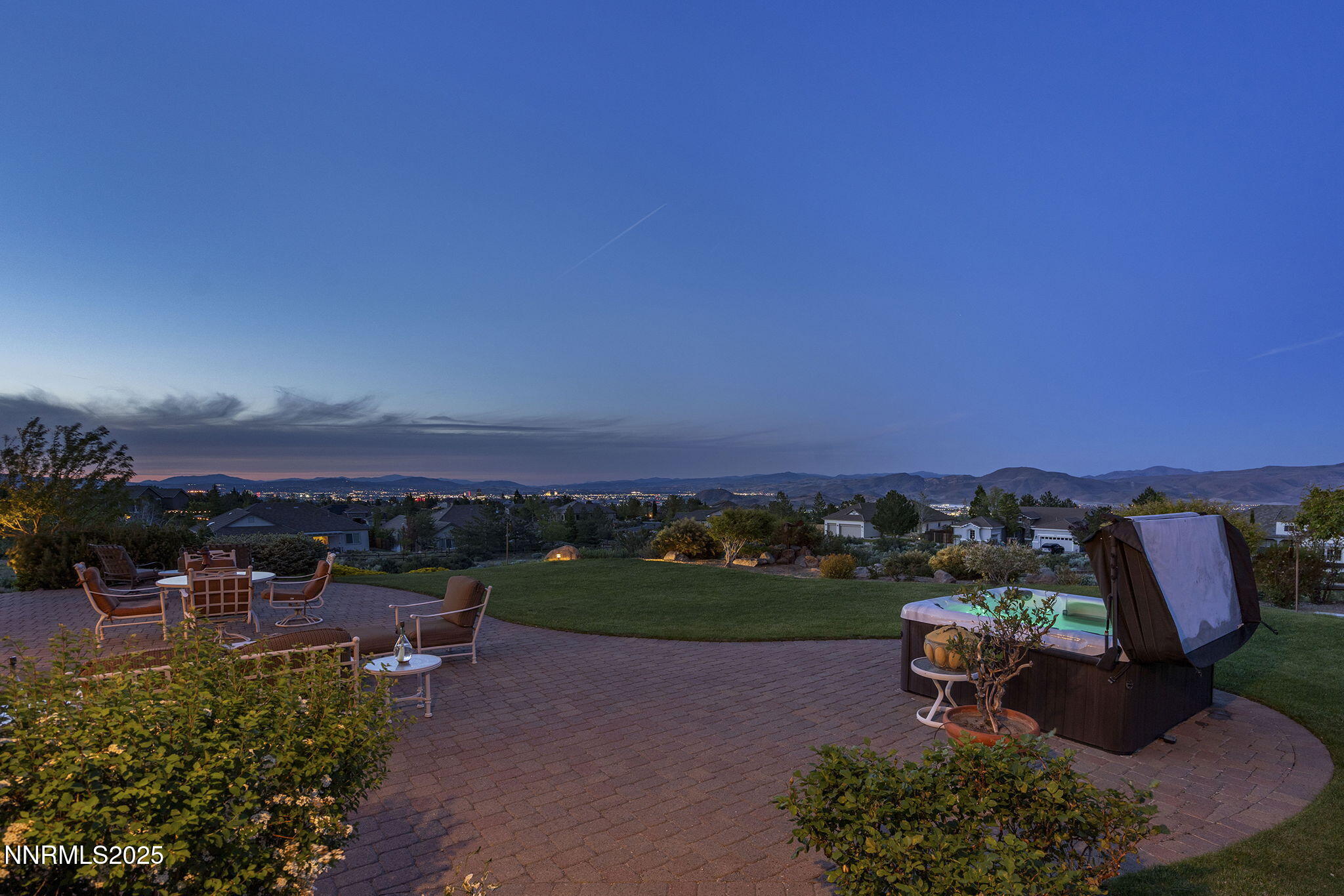 2698 Wind Feather Trail Reno, NV 89511 - Photo 31 of 44 an aerial view of a house with a garden