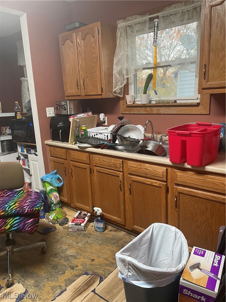 Kitchen featuring sink