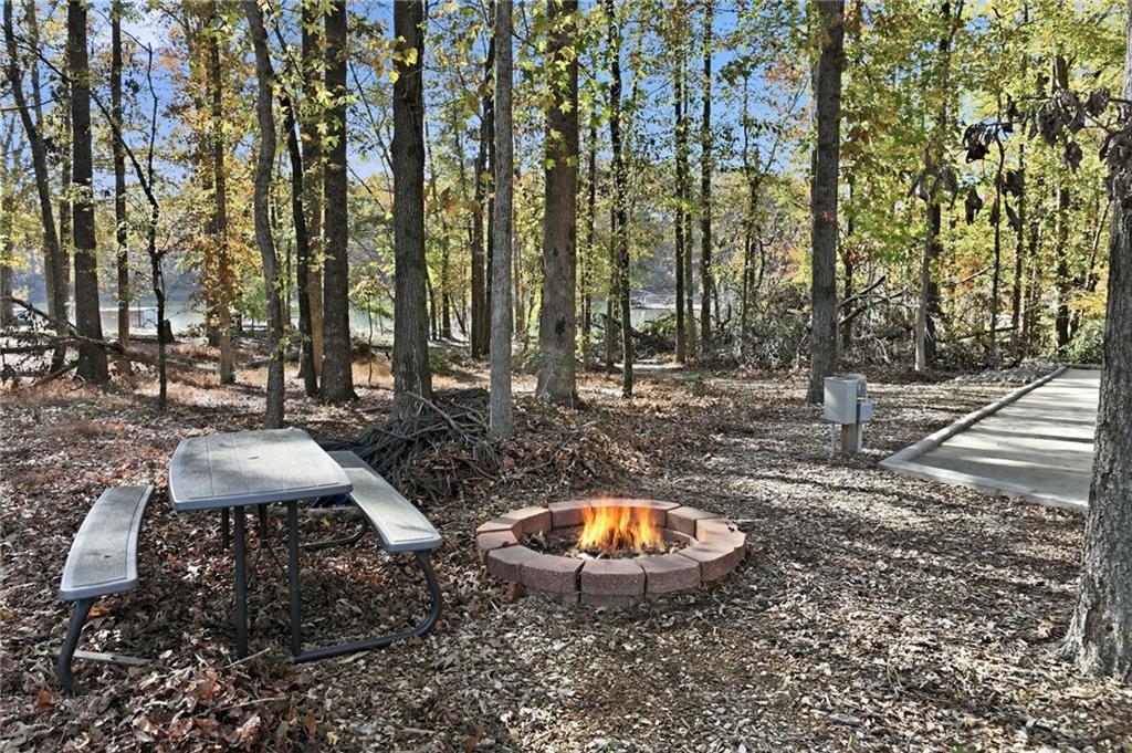 3613 Schofield Road Gainesville, GA 30506 - Photo 35 of 42 a view of a backyard with large trees