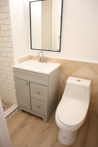 a bathroom with a sink and a toilet
