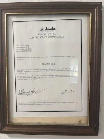 $259,900 | 110 Ash Street East, St. Joseph, MN 56374