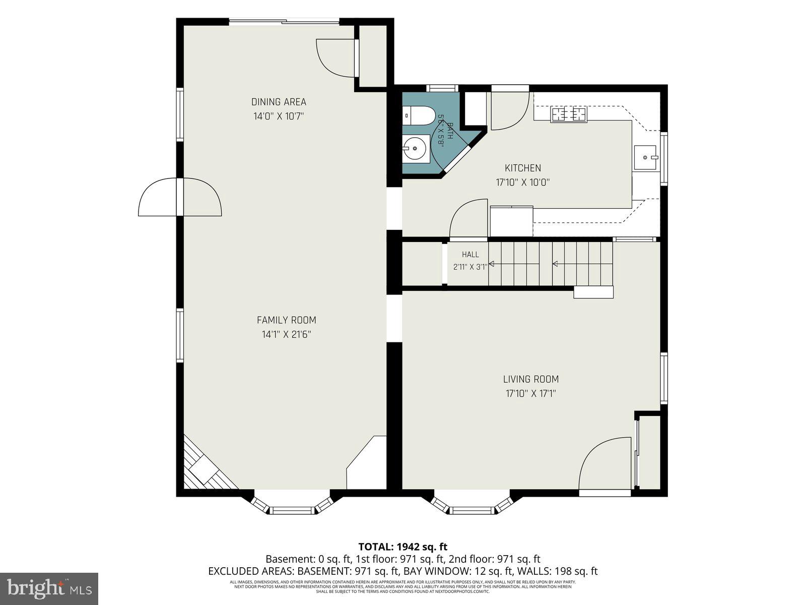 102 Redford Road Oreland, PA 19075 - Photo 38 of 43 Main floor with SQFT