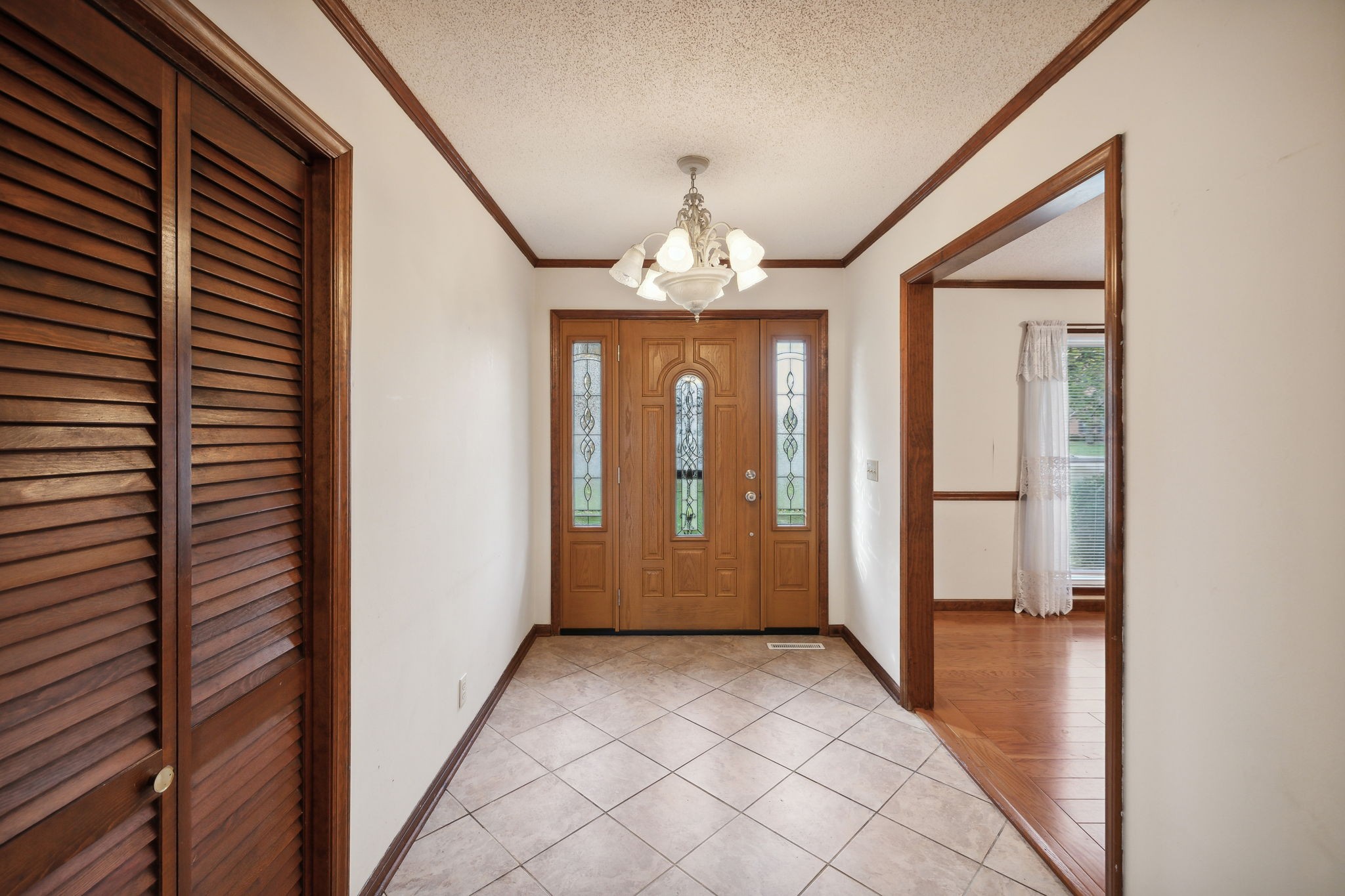 4068 Confederate Road Murfreesboro, TN 37128 - Photo 9 of 53 A view of the front door from the Entry Way Foyer, closet is on the left and tiled floor!