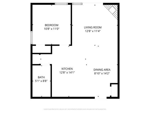 a picture of a park with an bench