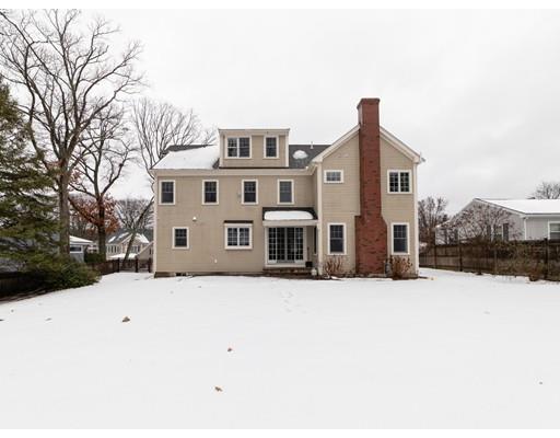375 Hillcrest Road Needham, MA 02492 - Photo 14 of 32 a front view of a house with a yard