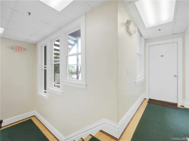 a room with window and a table