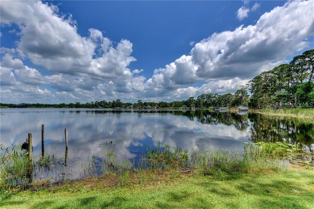 910 North Kepler Road DeLand, FL 32724 - Photo 47 of 52 a view of a lake from a yard