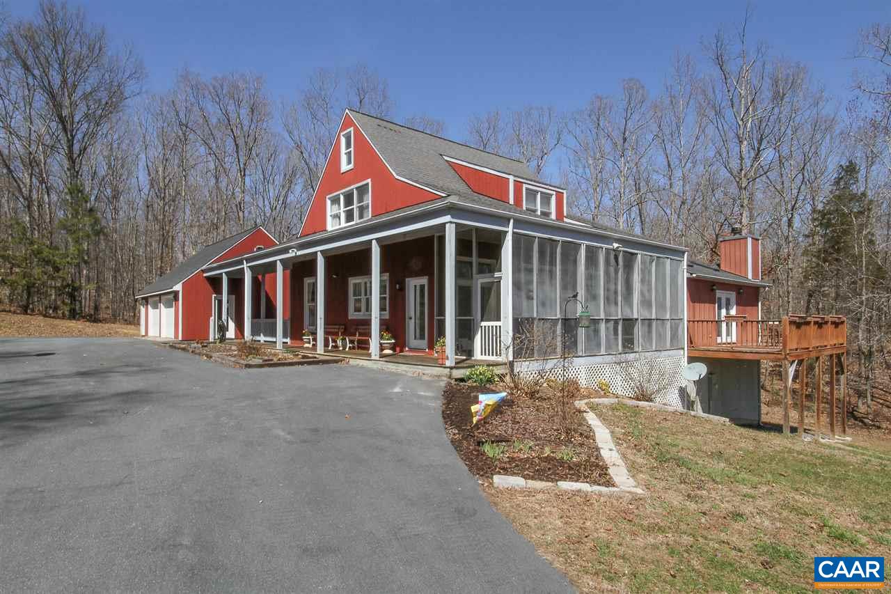 a view of large house with a large windows
