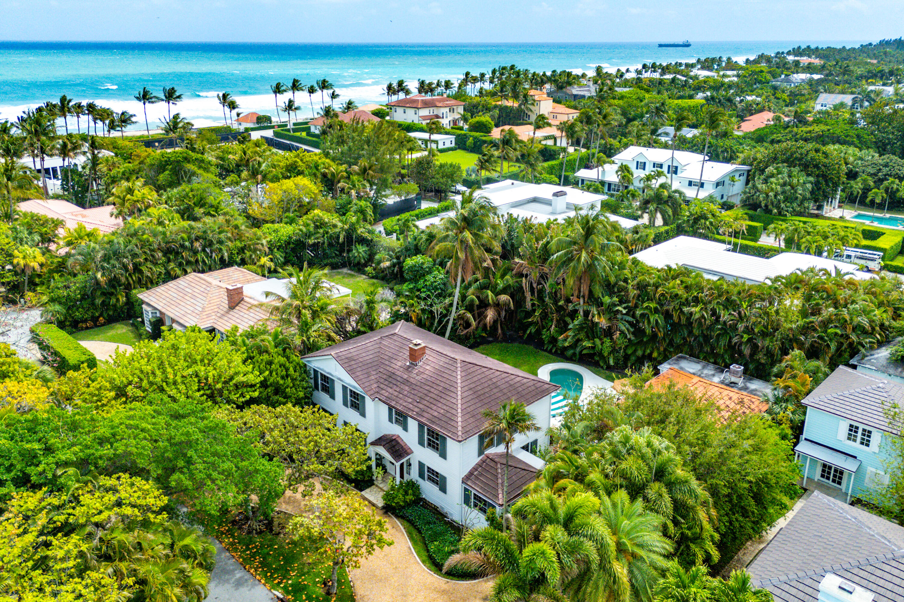 210 Merrain Road Palm Beach, FL 33480 - Photo 23 of 33 Aerial