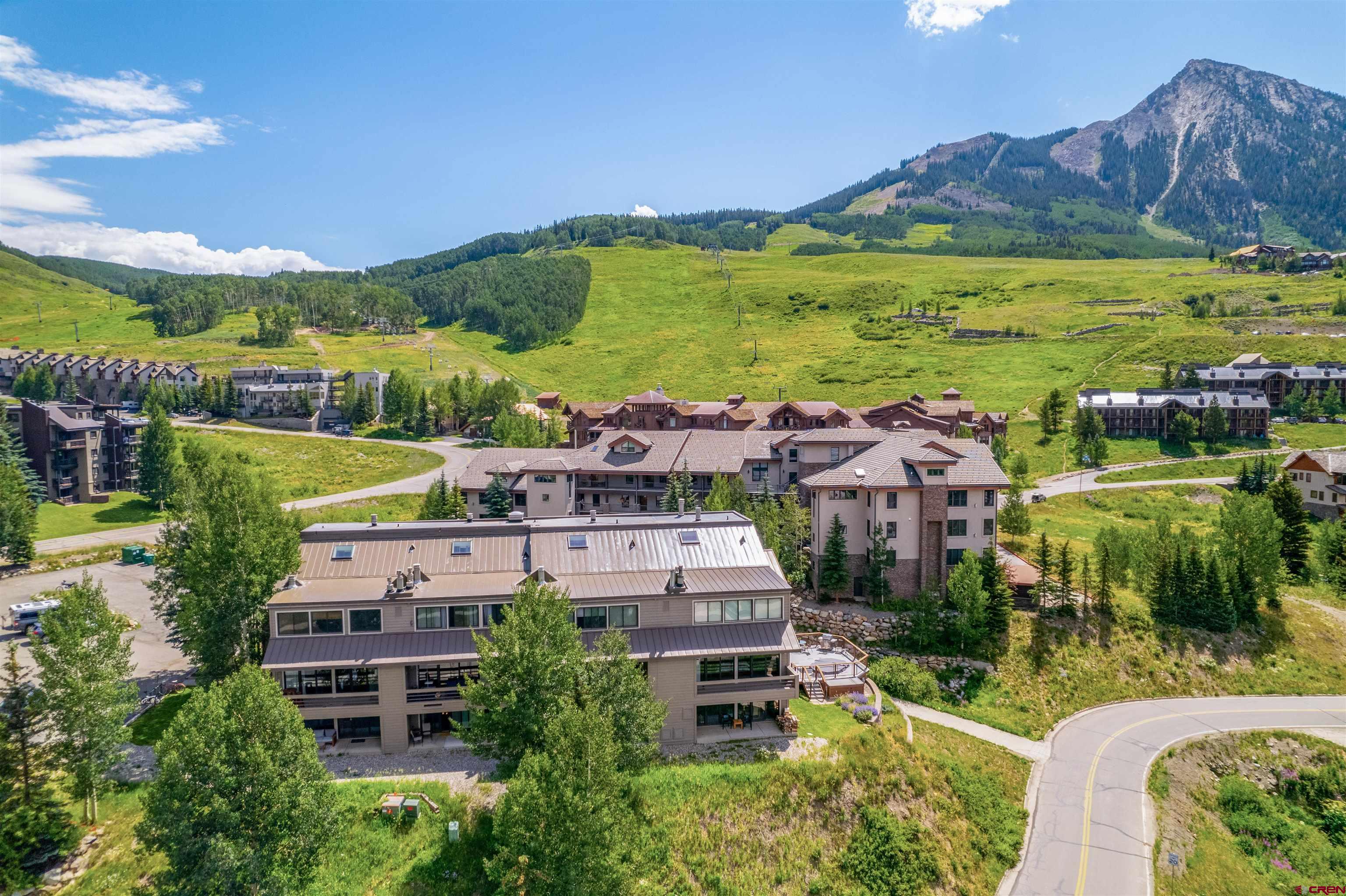 11 Hunter Hill Road, Unit 406 Crested Butte, CO 81225 - Photo 40 of 45 an aerial view of multiple house