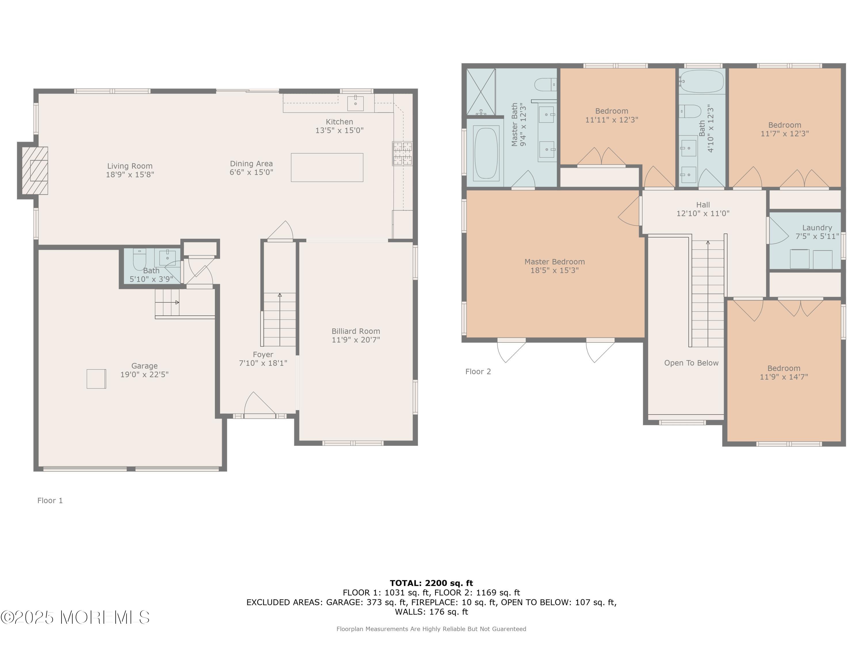 804 Linden Road Toms River, NJ 08753 - Photo 62 of 62 Floorplan All Floors