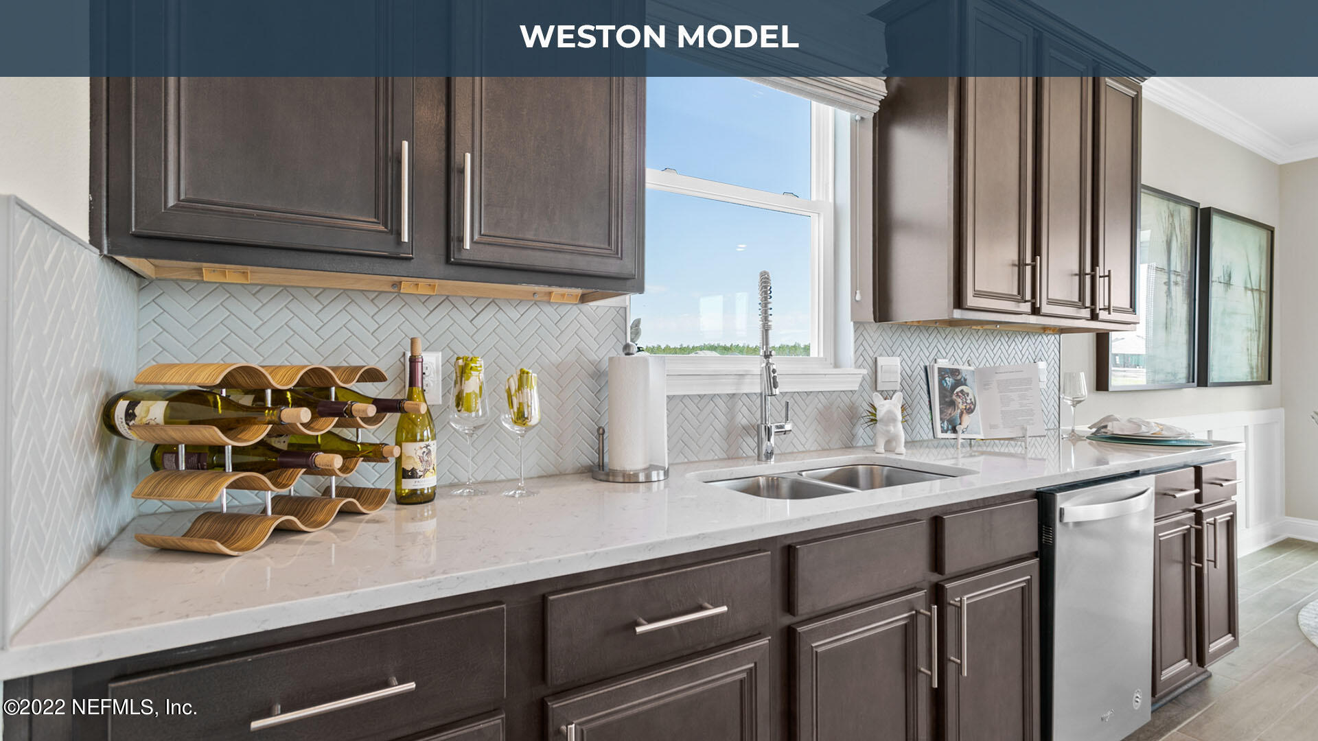 191 Millerstone Drive St. Augustine, FL 32092 - Photo 9 of 44 a kitchen with a sink and cabinets