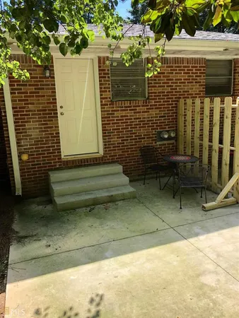 a view of outdoor space and deck