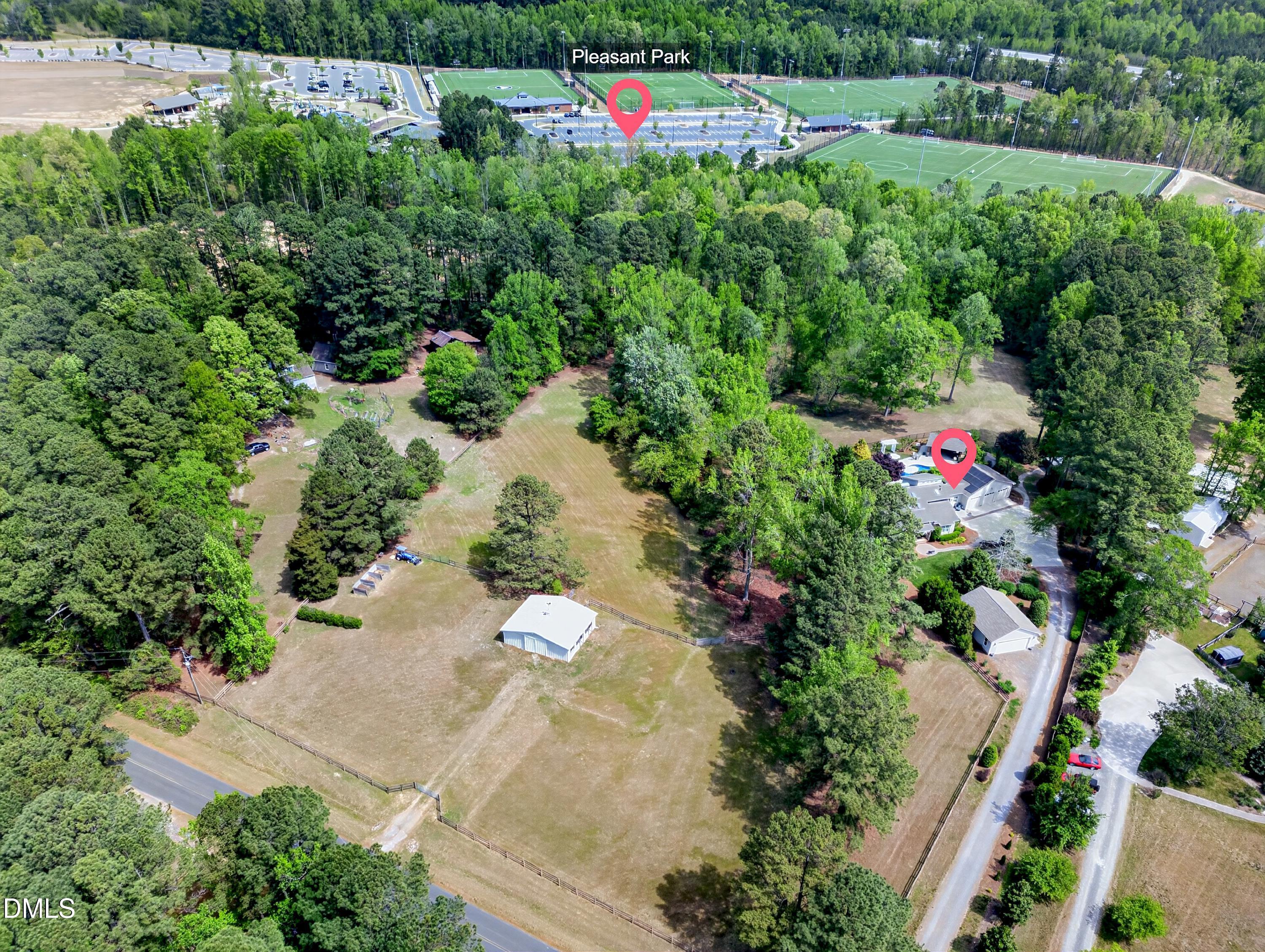 3208 Pleasant Plains Road Apex, NC 27502 - Photo 95 of 100 Aerial-5