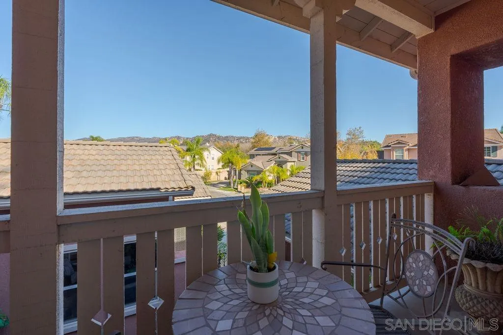 197 Double Eagle Glen Escondido, CA 92026 - Photo 26 of 70 a view of a balcony with potted plants