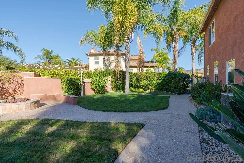 197 Double Eagle Glen Escondido, CA 92026 - Photo 48 of 70 a view of a backyard with a garden