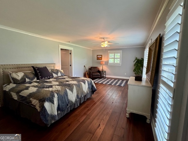 360 Morgan Mill Road Brooks, GA 30205 - Photo 24 of 87 a bedroom with a bed and wooden floor