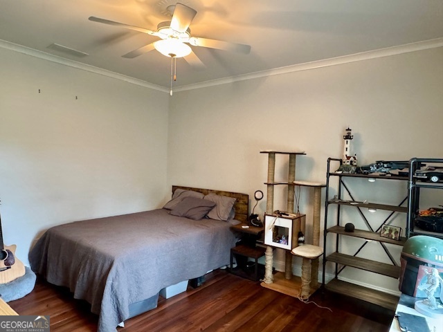 360 Morgan Mill Road Brooks, GA 30205 - Photo 36 of 87 a bedroom with a bed and a chandelier