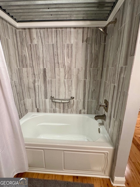 360 Morgan Mill Road Brooks, GA 30205 - Photo 48 of 87 a bathroom with a bathtub and shower