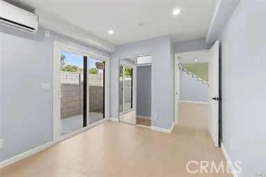 a view of livingroom with front door