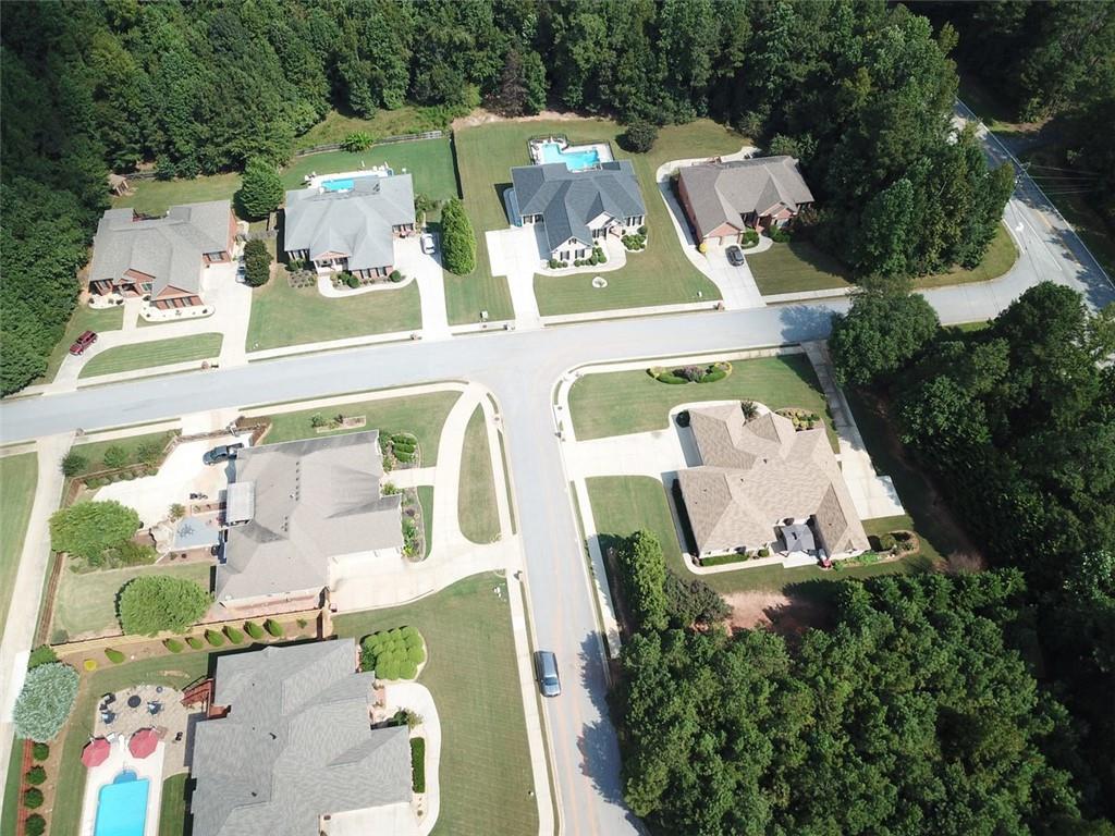 7722 Austin Court Winston, GA 30187 - Photo 8 of 9 an aerial view of residential house with outdoor space and parking
