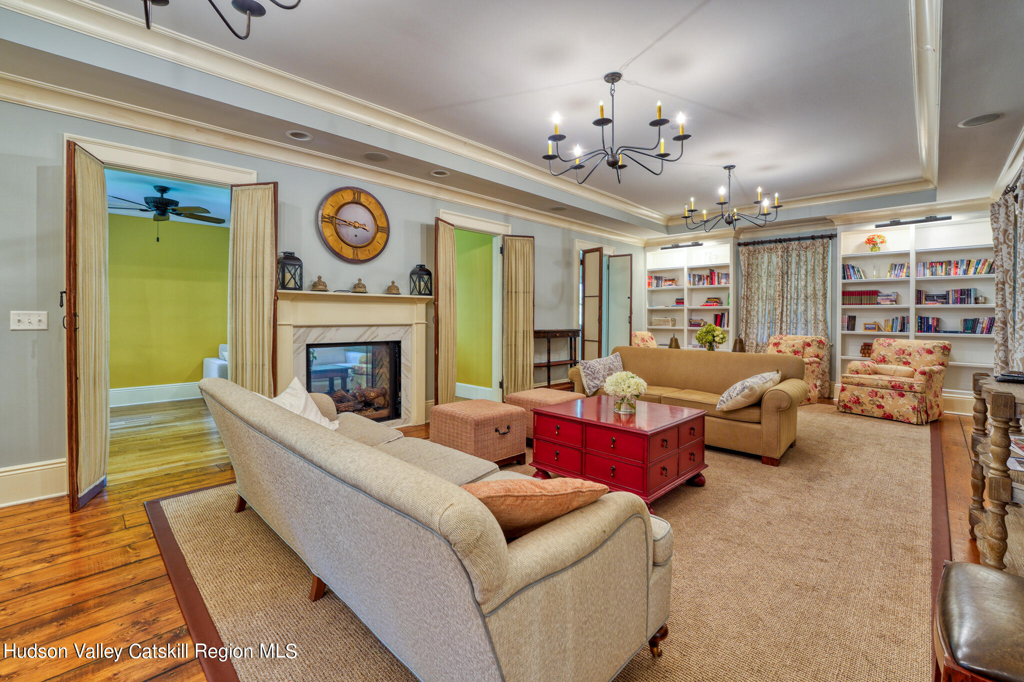 103 Carney Road Ulster Park, NY 12487 - Photo 30 of 89 a living room with furniture and a fireplace