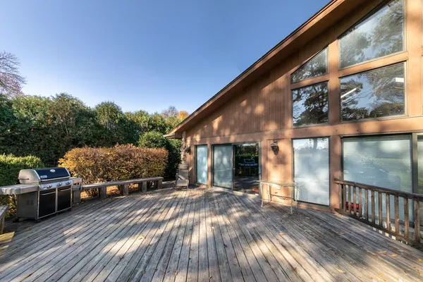 a view of a house with a patio