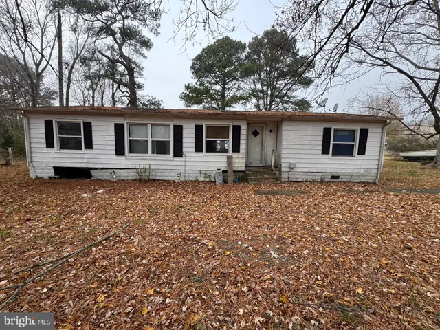 a house with trees in the background