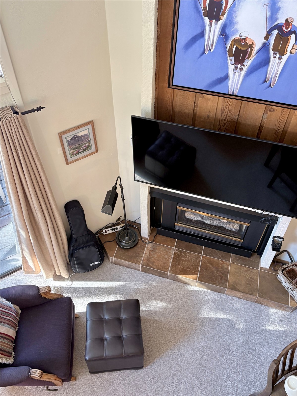 78 Guller Road, Unit 303 Copper Mountain, CO 80443 - Photo 12 of 43 a living room with furniture a flat screen tv and a window