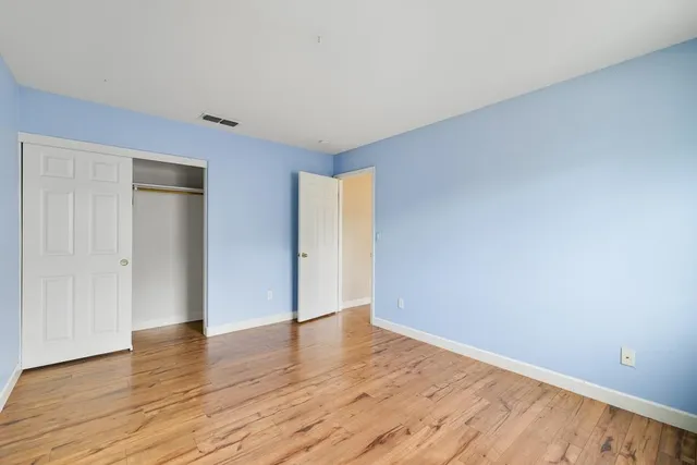 a view of a room with an empty space