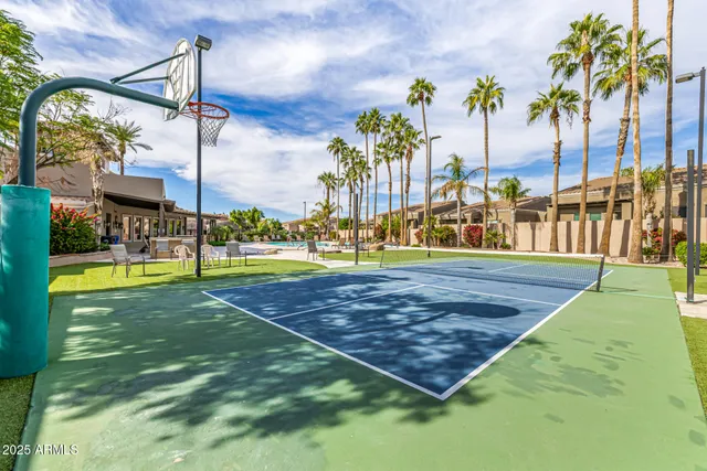 a view of outdoor space with sitting area
