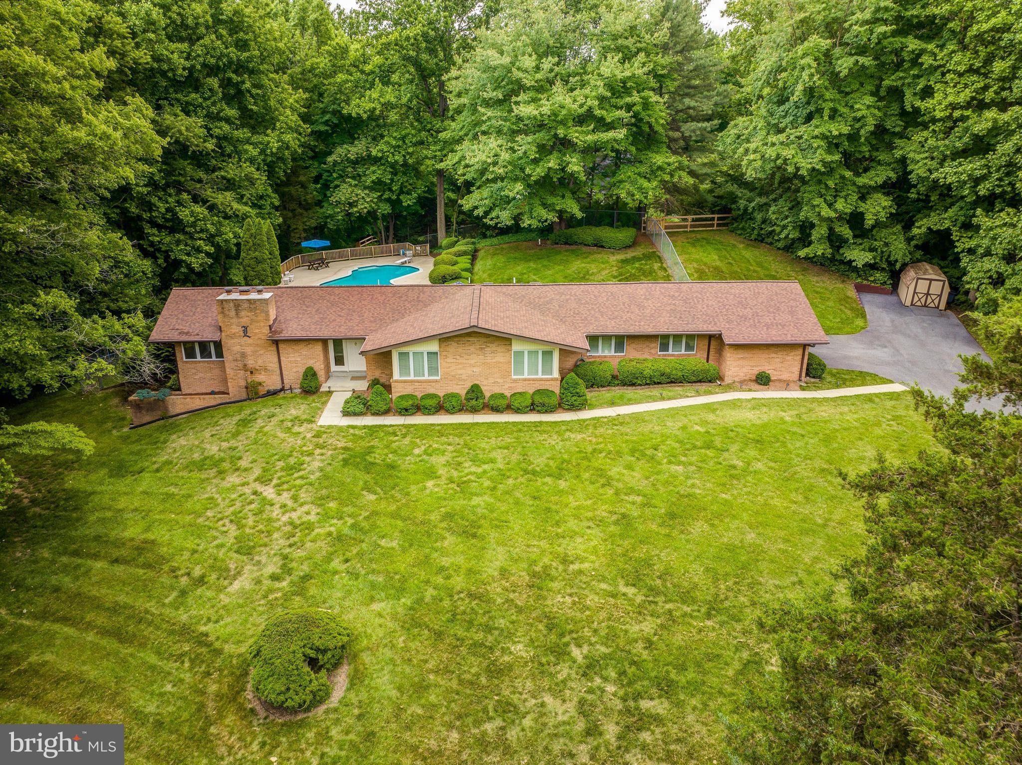 229 King James Road Upper Marlboro, MD 20774 - Photo 16 of 63 Aerial View with Pool