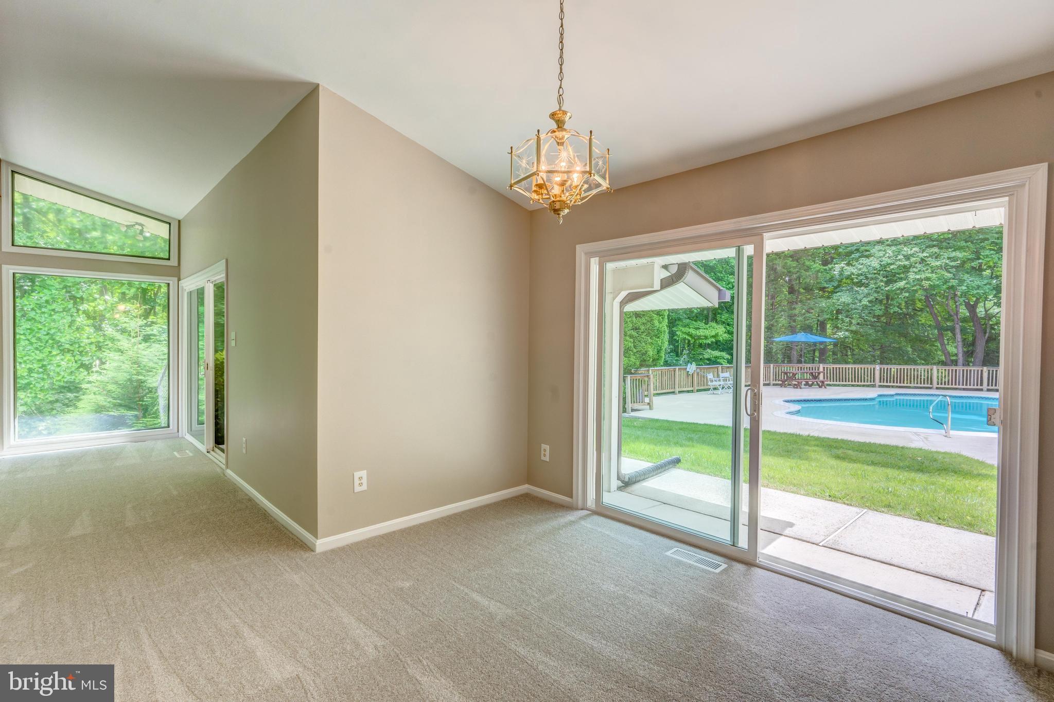 229 King James Road Upper Marlboro, MD 20774 - Photo 39 of 63 Dining Room View to Pool