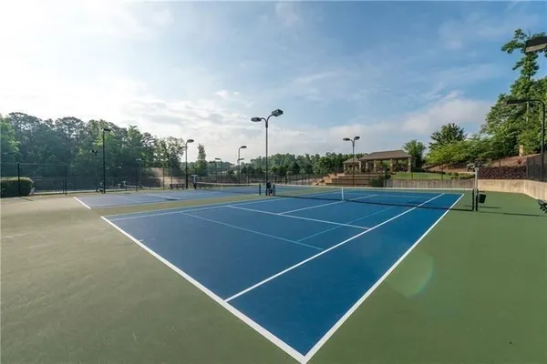 a view of a tennis court