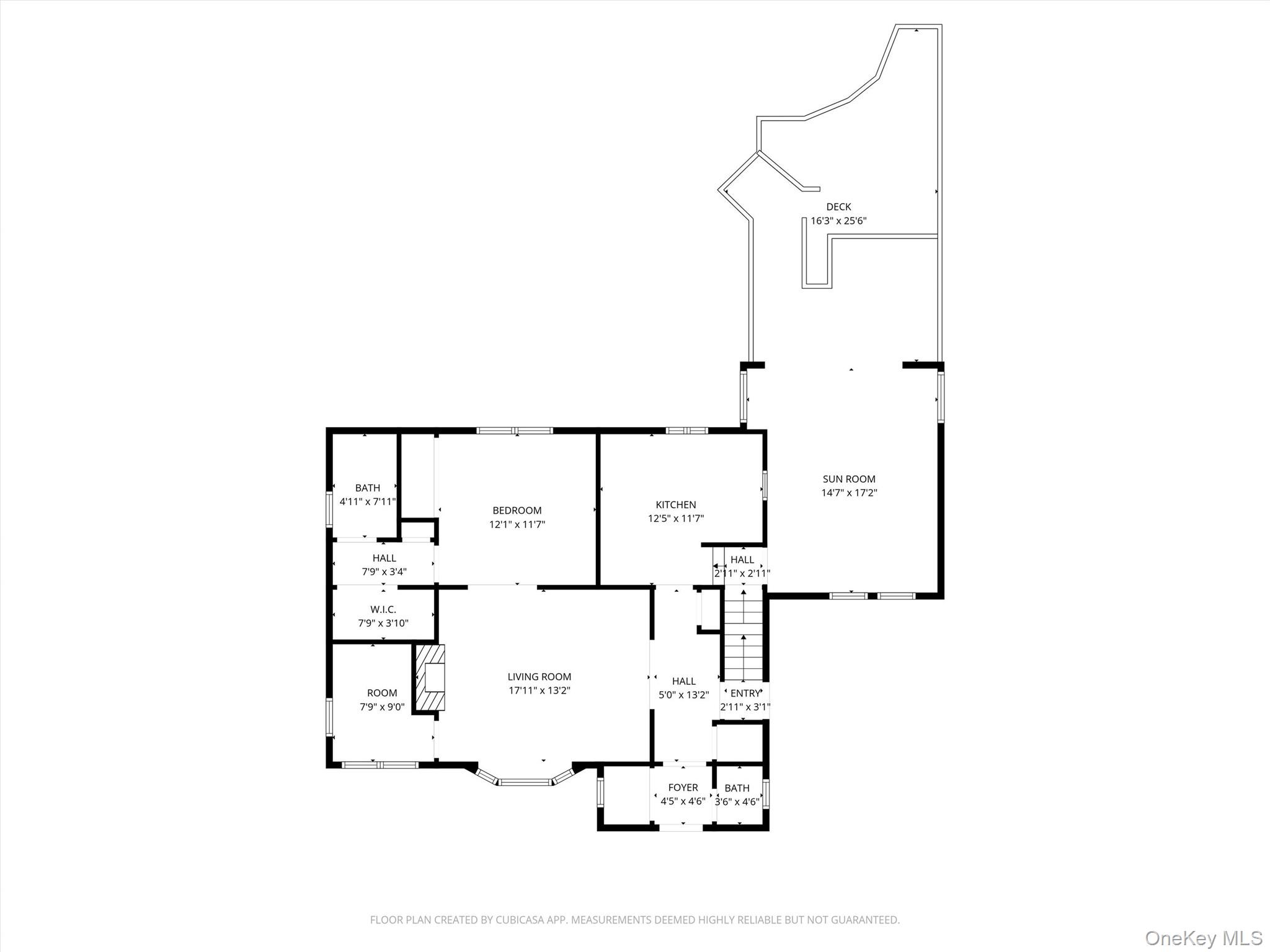 530 Dyckman Street Peekskill, NY 10566 - Photo 32 of 34 Main level floor plan.