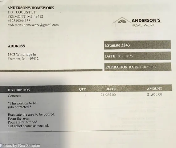 $90,000 | 1303 Windridge Lane, Fremont, MI 49412