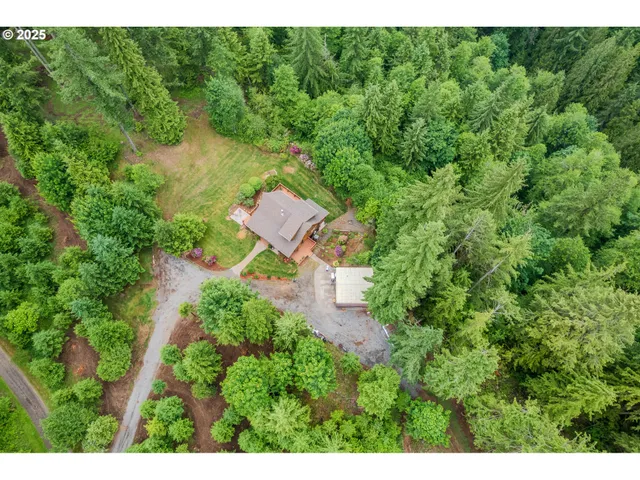 a view of a back yard