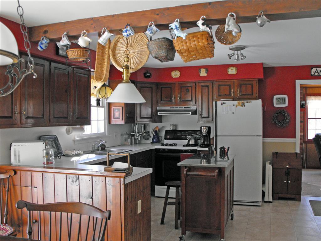 1 West Dale Road Stockbridge, MA 01229 - Photo 10 of 20 a kitchen with stainless steel appliances granite countertop a refrigerator and a stove top oven