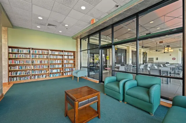 a view of a golf course