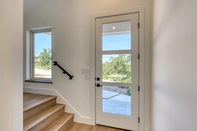 a view of an entryway