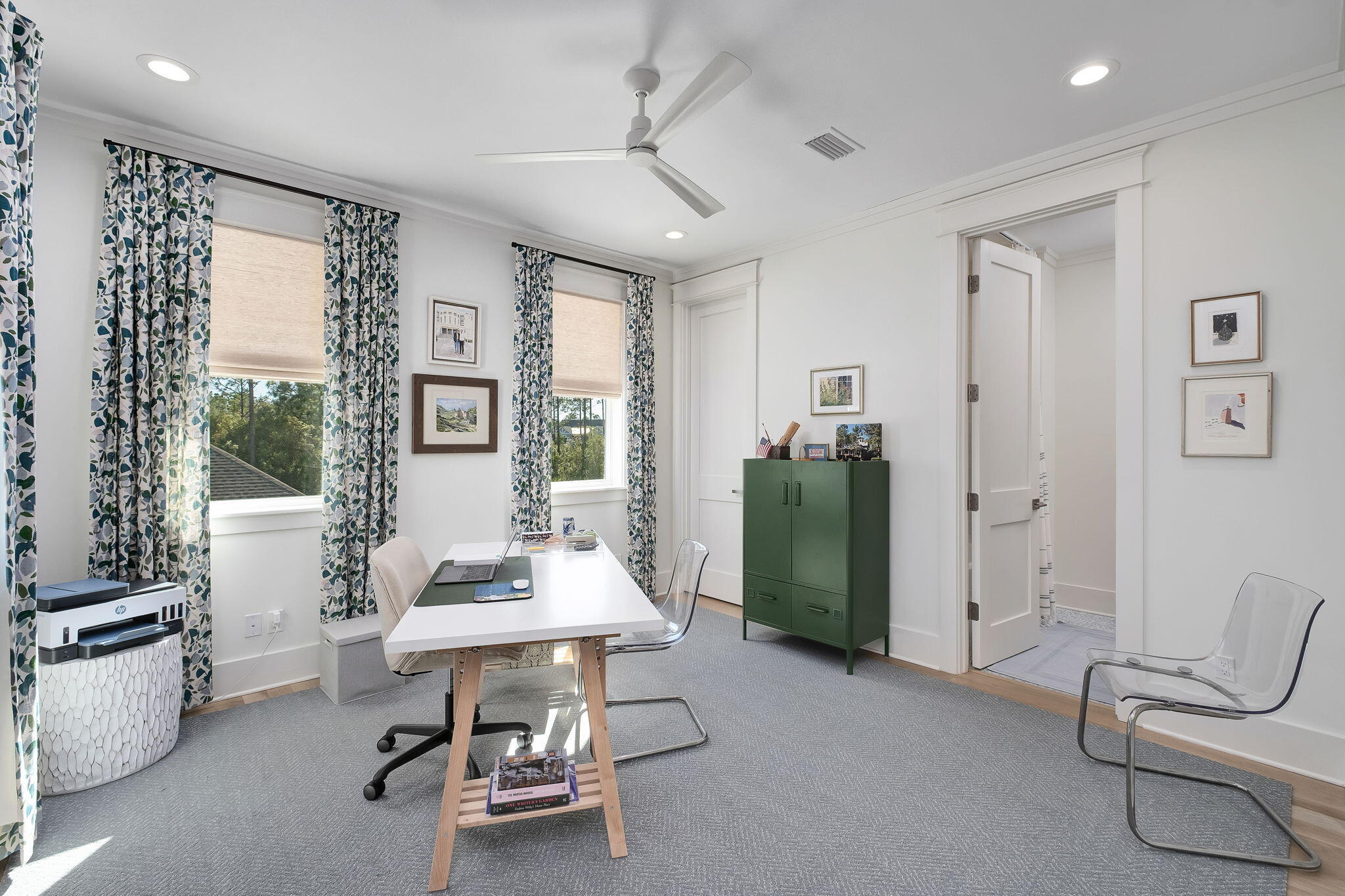 194 Sawbuck Dr Inlet Beach Inlet Beach, FL 32461 - Photo 22 of 38 a living room with furniture a table and large windows