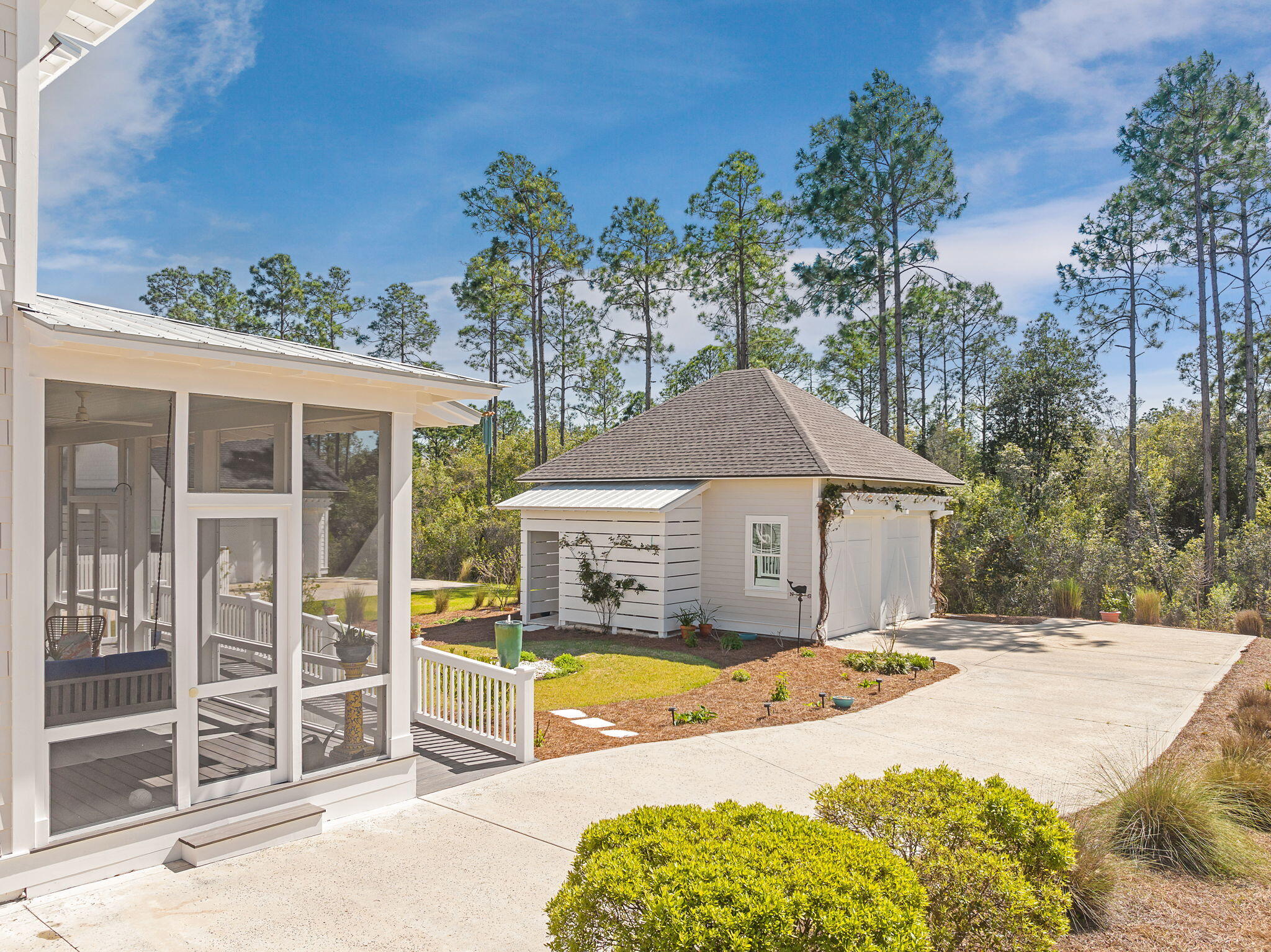194 Sawbuck Dr Inlet Beach Inlet Beach, FL 32461 - Photo 30 of 38 a view of a house with backyard and balcony