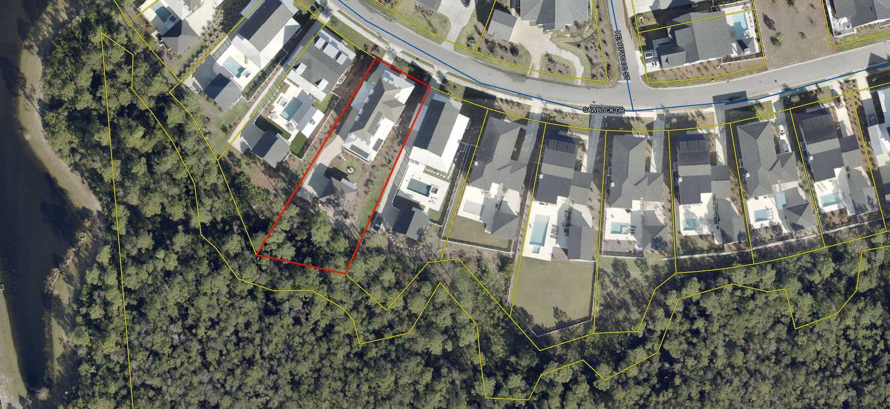 194 Sawbuck Dr Inlet Beach Inlet Beach, FL 32461 - Photo 37 of 38 a close up of a tree in a building