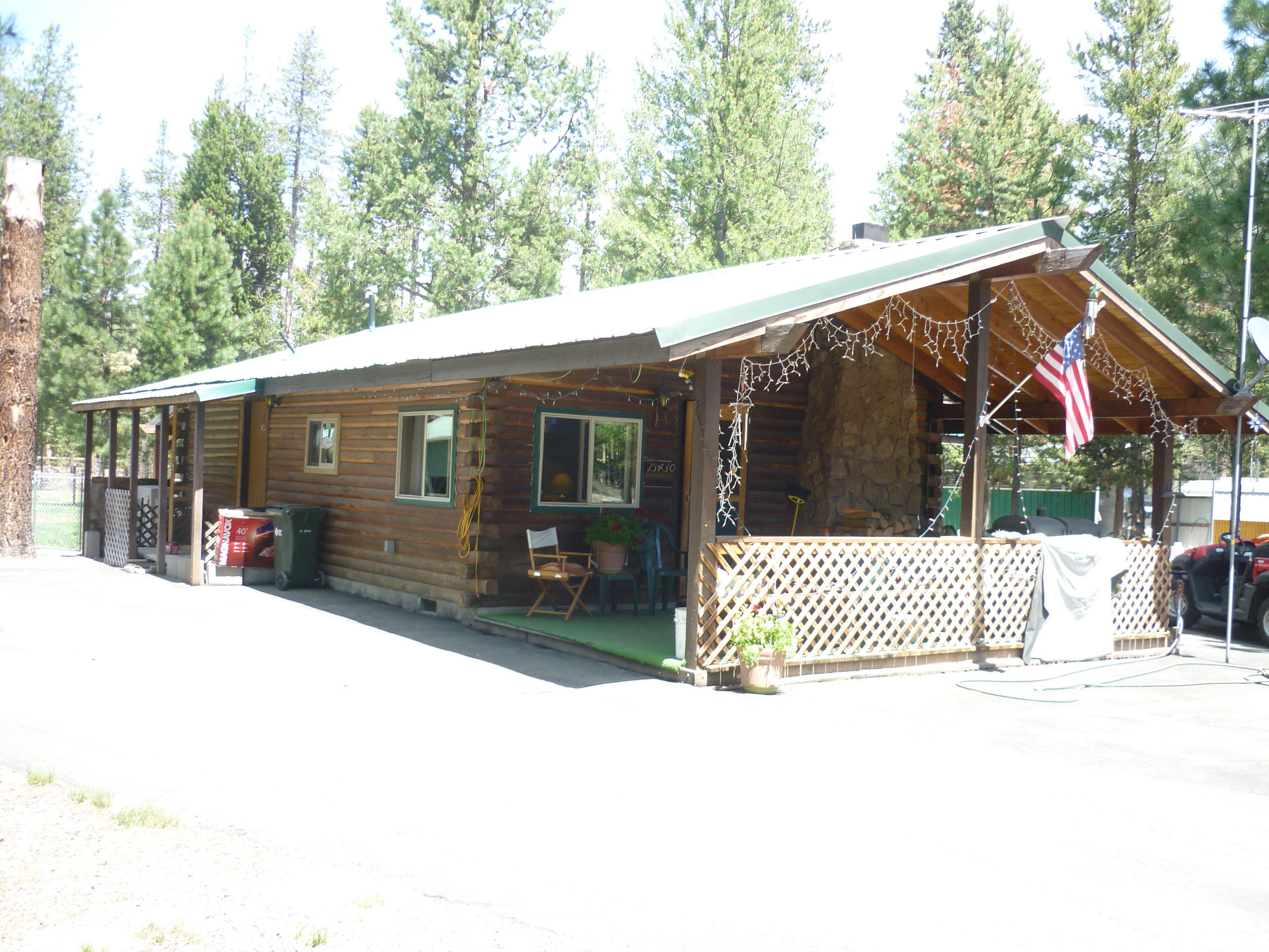 15430 Federal Road La Pine, OR 97739 - Photo 2 of 7 View of home front and side entrances. Note both are covered w/ decks.