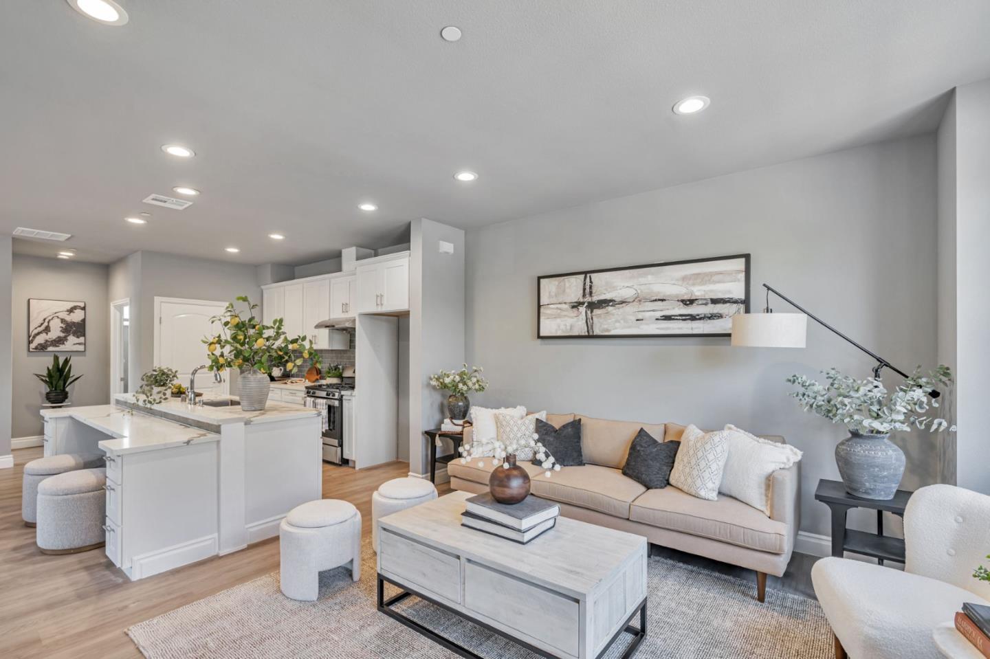 24757 Oneil Avenue Hayward, CA 94544 - Photo 3 of 17 a living room with furniture and a potted plant