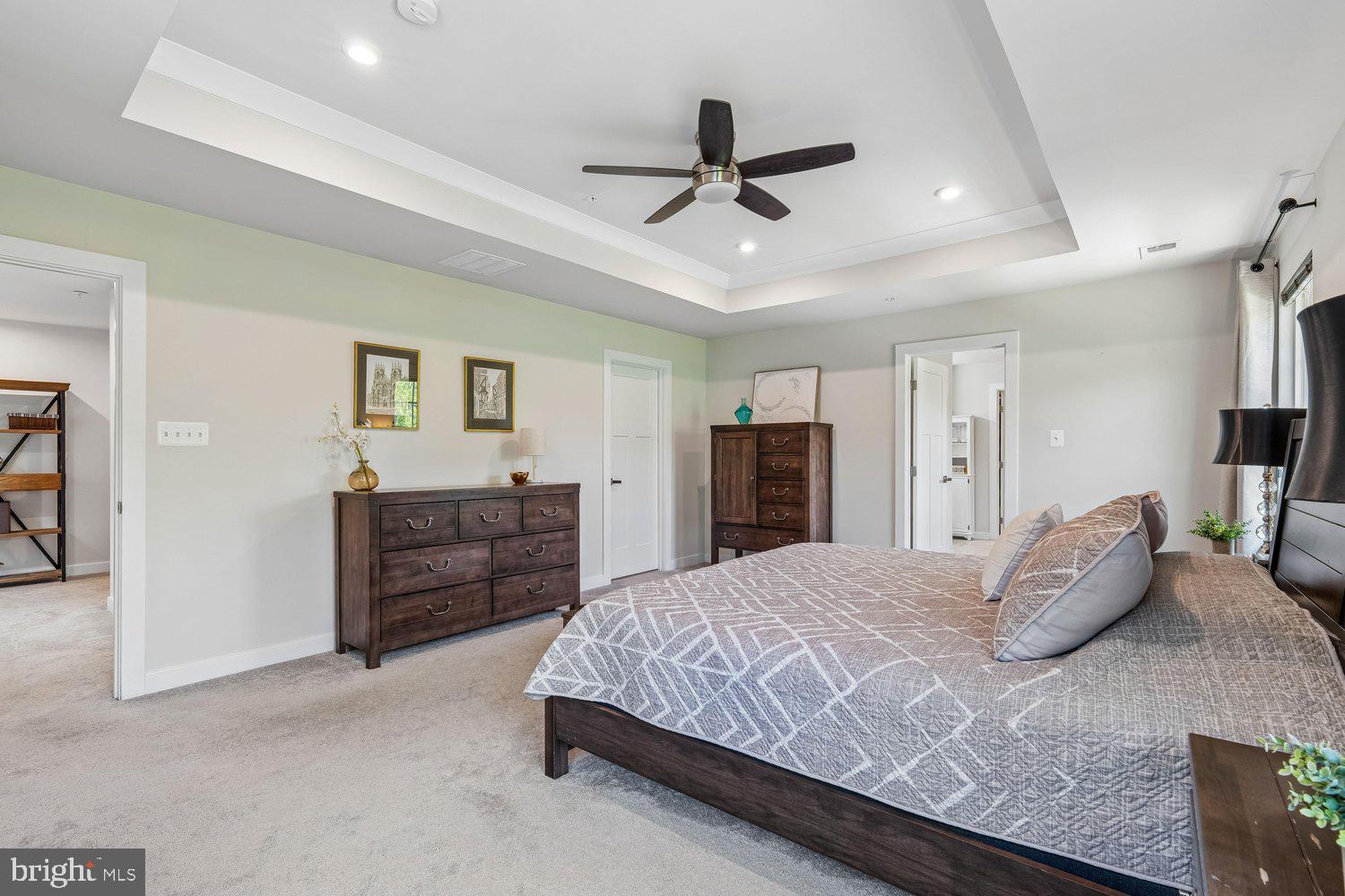 1275 Upper Patuxent Ridge Road Odenton, MD 21113 - Photo 43 of 107 TRAY CEILING W/ CROWN MOLDING & FAN W/ LIGHT