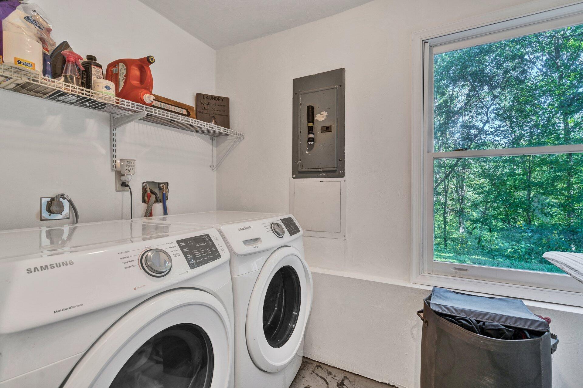 1842 Morris Road Goodview, VA 24095 - Photo 28 of 35 a utility room with dryer and washer