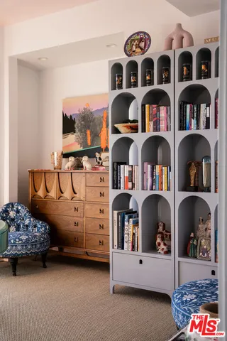 a outdoor view with a sitting space