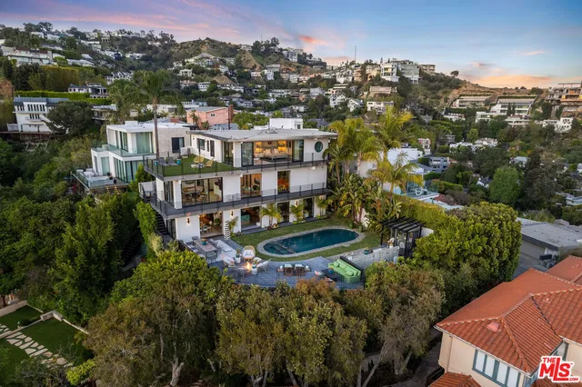 a view of a city with tall buildings