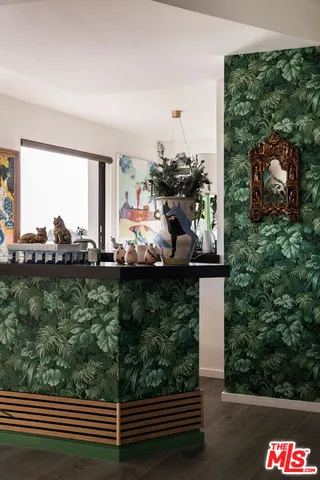 a view of a balcony with an outdoor space